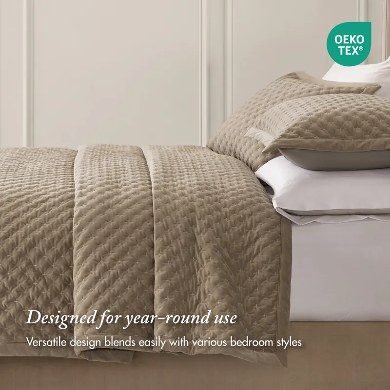 Madison Park Signature Charleston Velvet Coverlet Mini Set