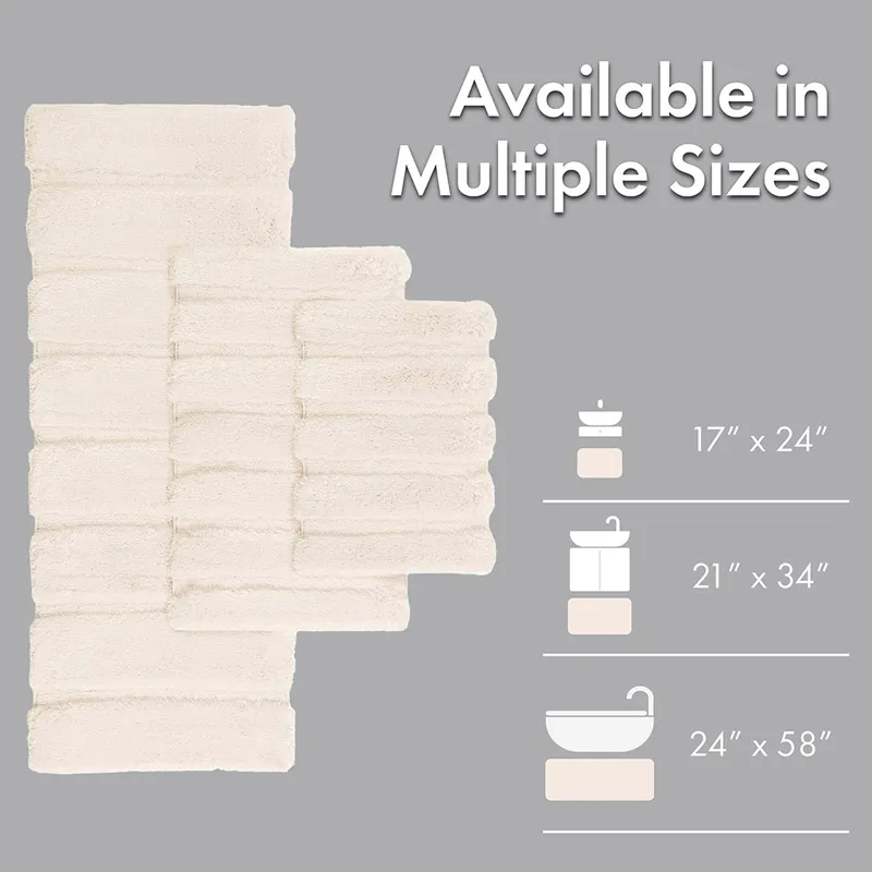 Madison Park Tufted Pearl Channel Rug