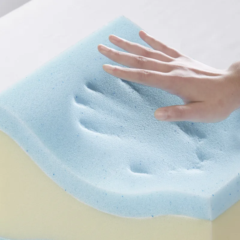 Memory Foam Knee Pillow - White