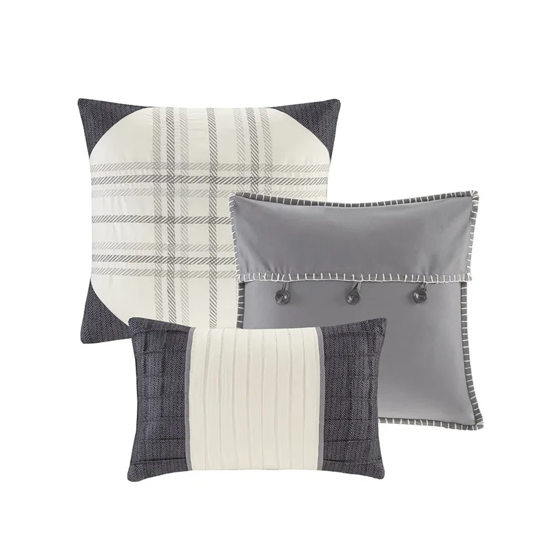 Madison Park Ridge 7 Piece Herringbone Comforter Set