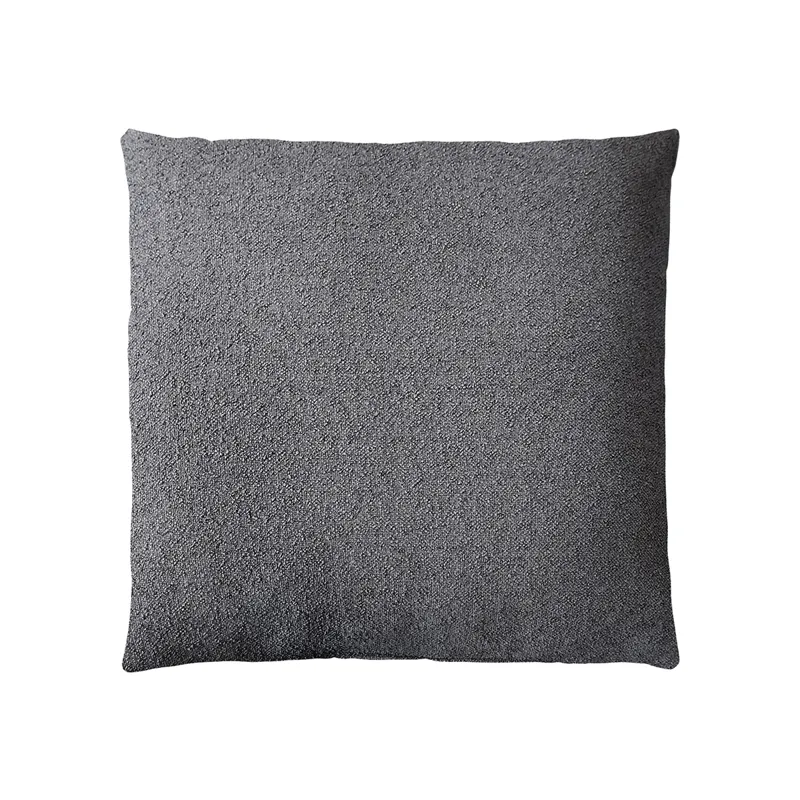 Scarlett Solid Square Pillow - Dark Grey