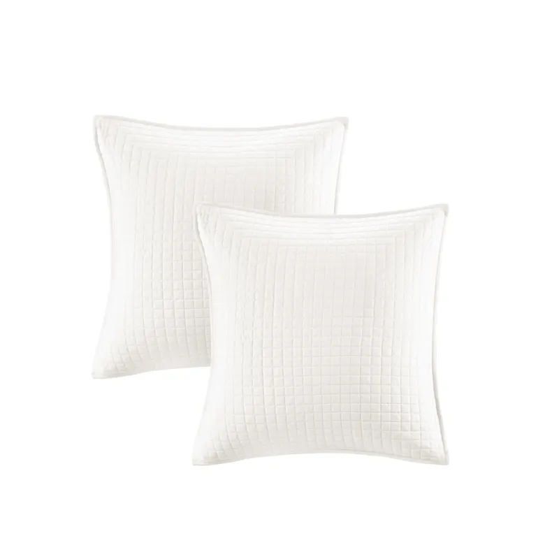 Urban Habitat Brooklyn Cotton Jacquard Comforter Set with Euro Shams and Throw Pillows
