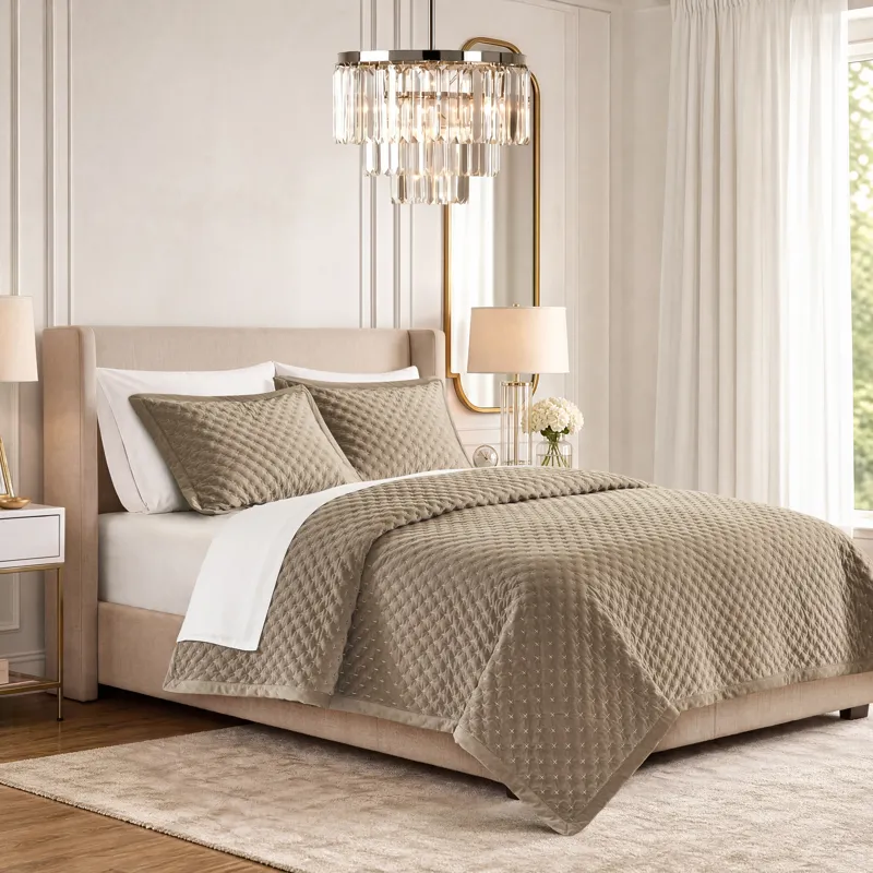 Madison Park Signature Charleston Velvet Coverlet Mini Set
