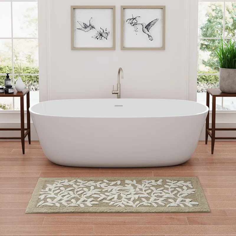 Madison Park Serene Cotton Tufted Bath Rug