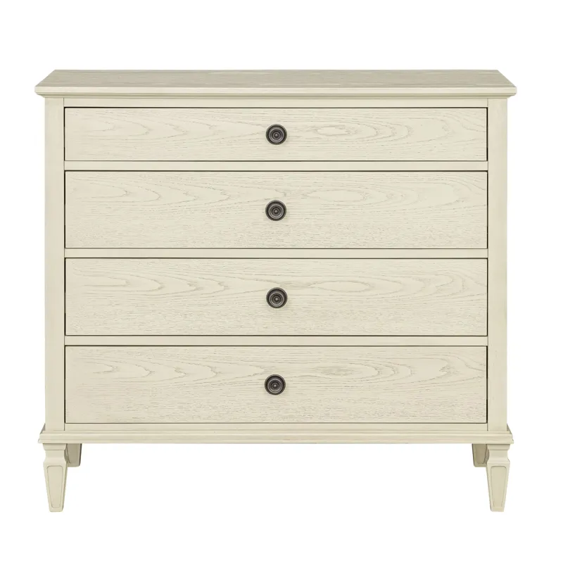 Victoria 4-drawer wood dresser (40\") - Antique Cream