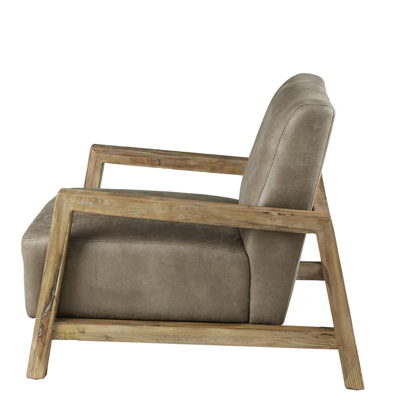 Easton Low Profile Accent Chair - Taupe/Natural