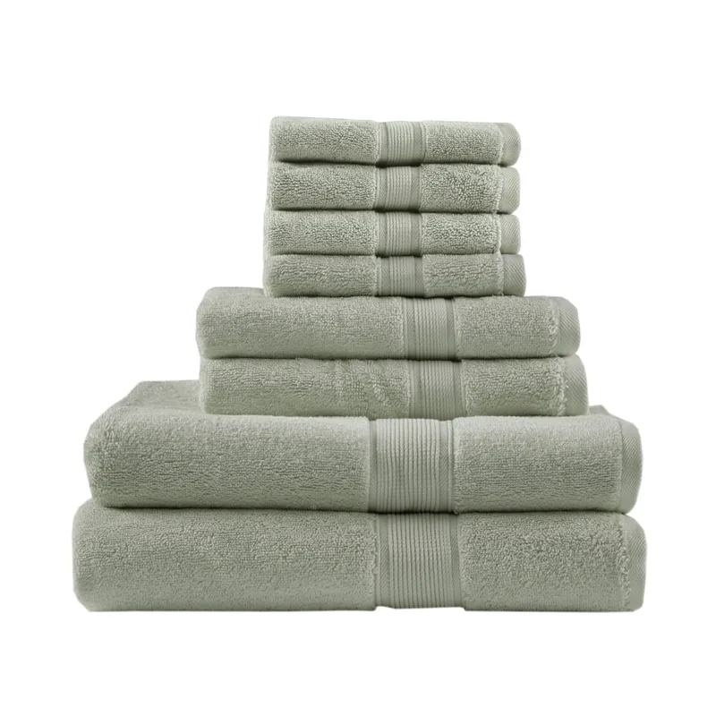 Madison Park Signature 800GSM 100% Cotton 8 Piece Towel Set