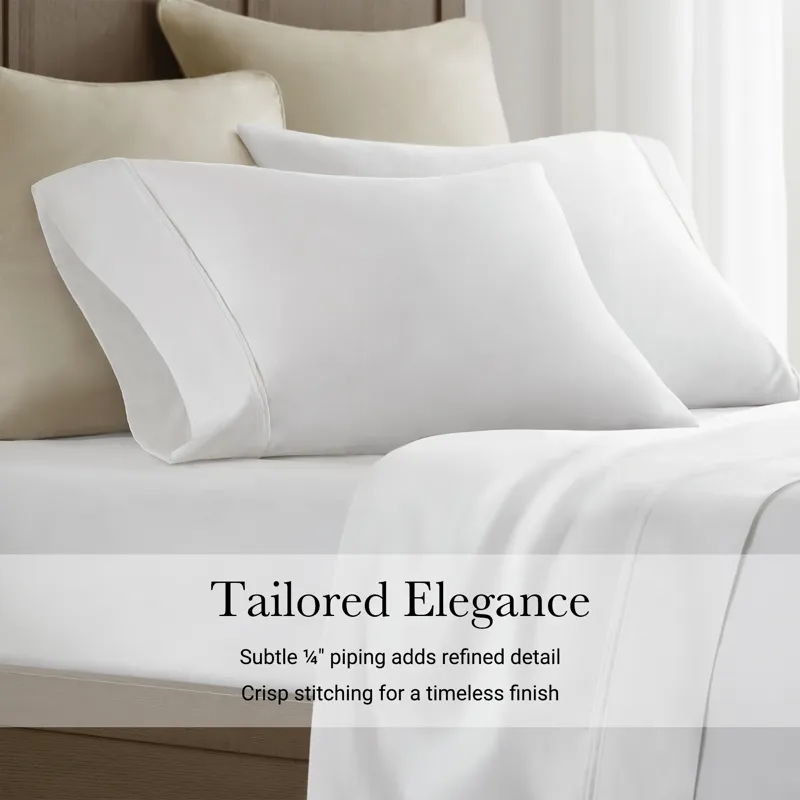 Harbor House 100% Egyptian Cotton Sateen Pillowcase Set
