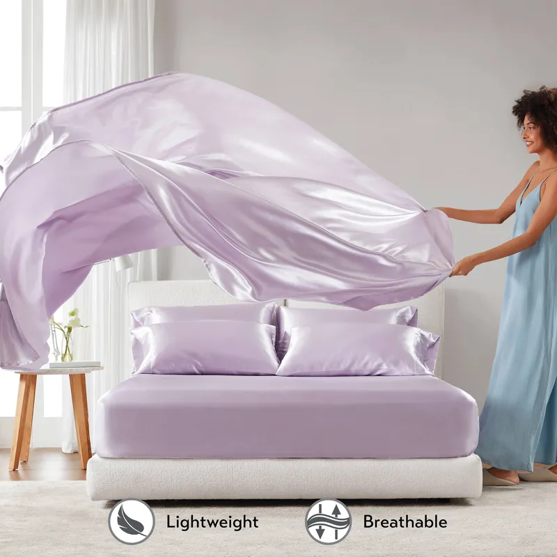 Madison Park Essentials Satin Luxury Sheet Set
