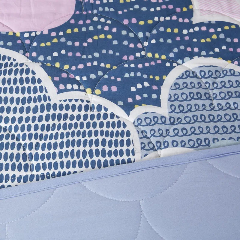 Urban Habitat Kids Cloud 6 Piece Cotton Reversible Daybed Set - Blue