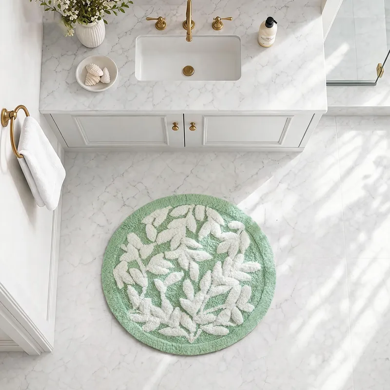 Madison Park Serene Cotton Tufted Bath Rug