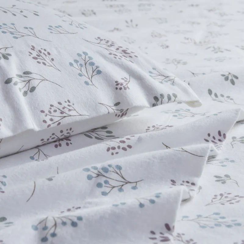 True North by Sleep Philosophy Cozy Cotton Flannel Printed Sheet Set