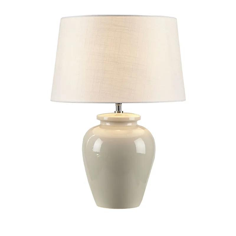 Anzio Ceramic Table Lamp - Cream