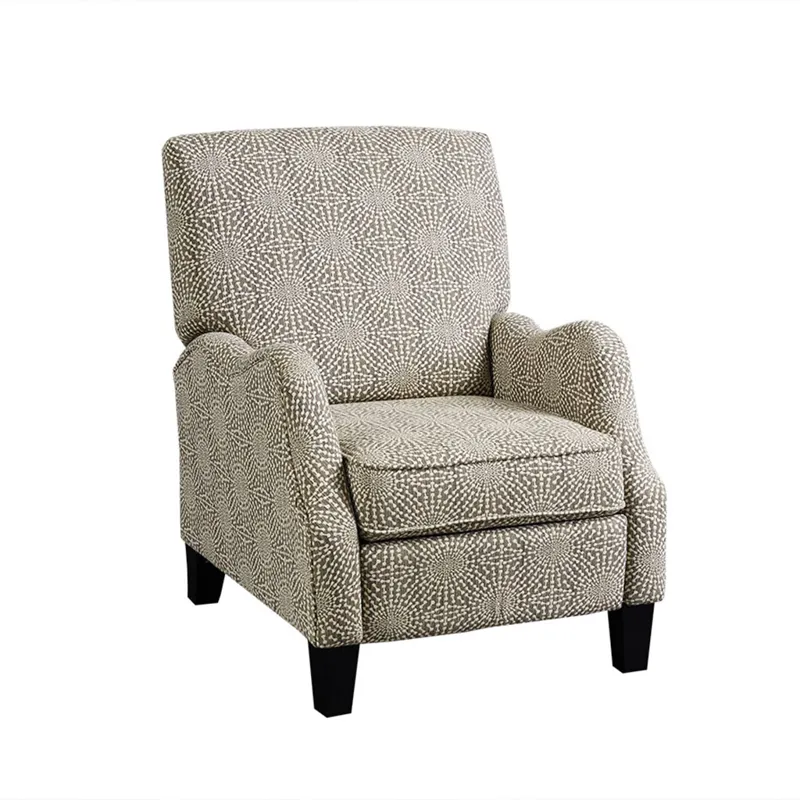 Hoffman Push Back Recliner - Beige Multi