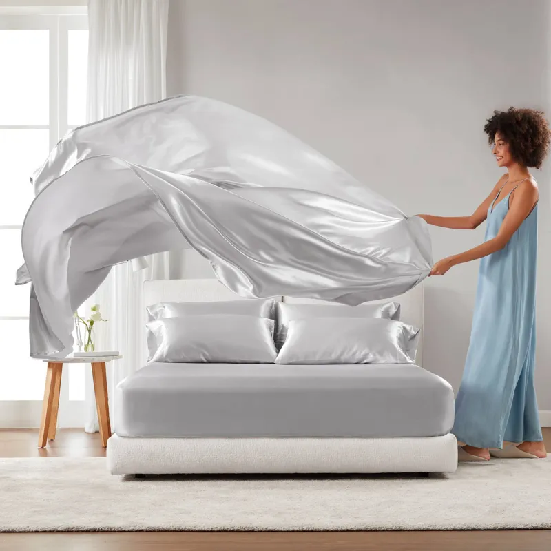 Madison Park Essentials Satin Luxury Sheet Set