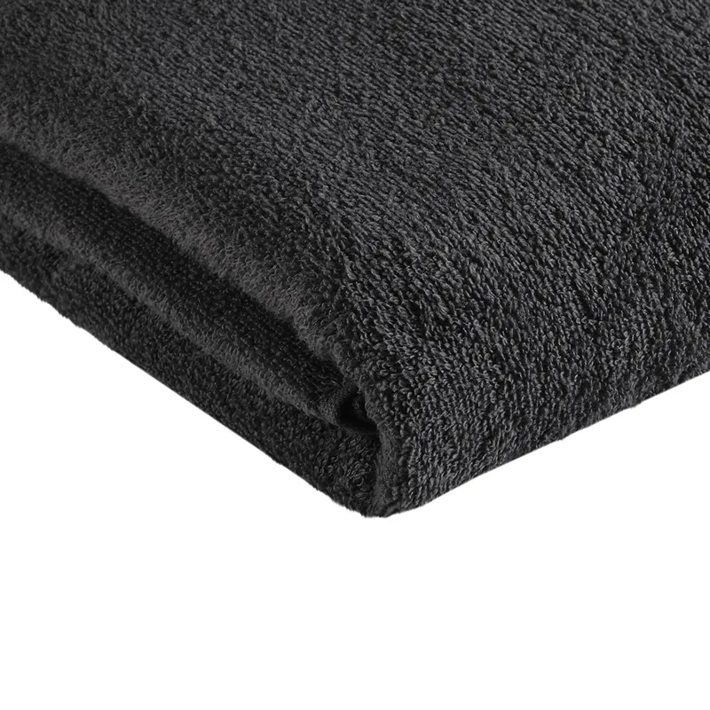 Big Bundle 100% Cotton Quick Dry 12 Piece Bath Towel Set - Black