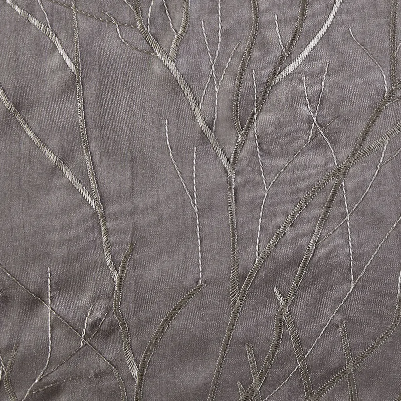 Madison Park Andora Faux Silk Embroidered Window Valance