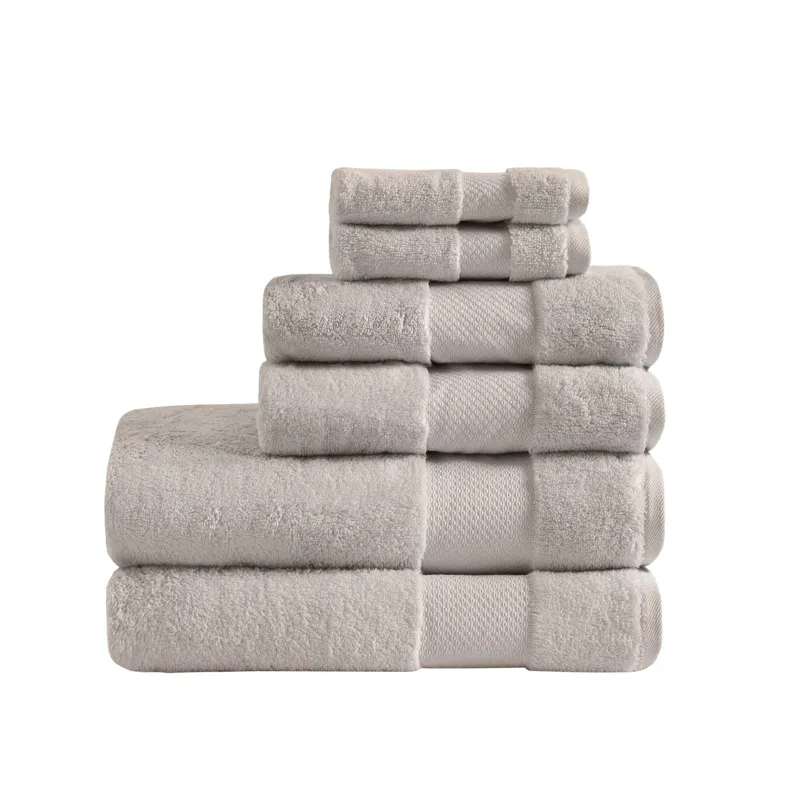 Madison Park Signature Turkish Cotton 6 Piece Bath Towel Set