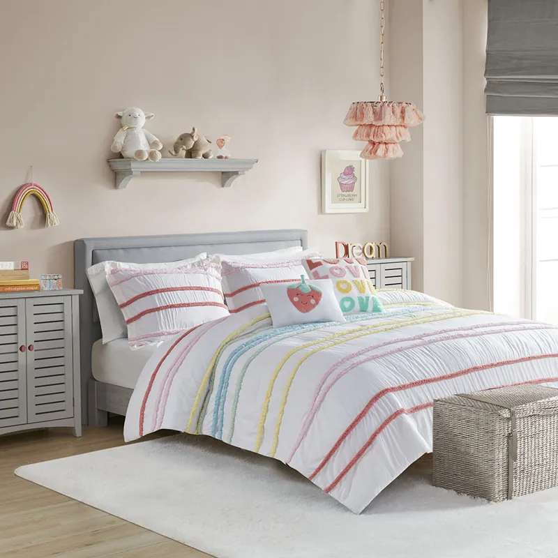 Urban Habitat Kids Haisley Cotton Comforter Set with Chenille Trim