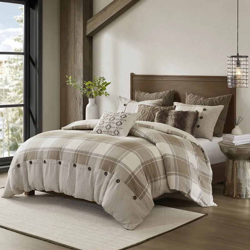 Madison Park Signature Urban Cabin Cotton Jacquard Comforter Set