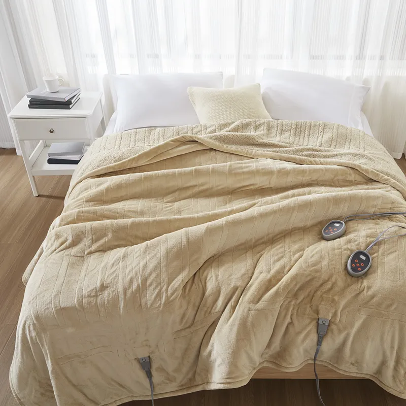 Beautyrest Heated Microlight to Berber Blanket