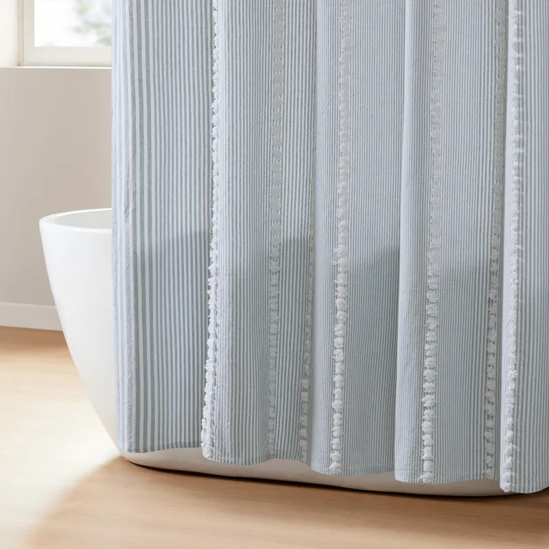 Harbor House Blue Anslee Shower Curtain