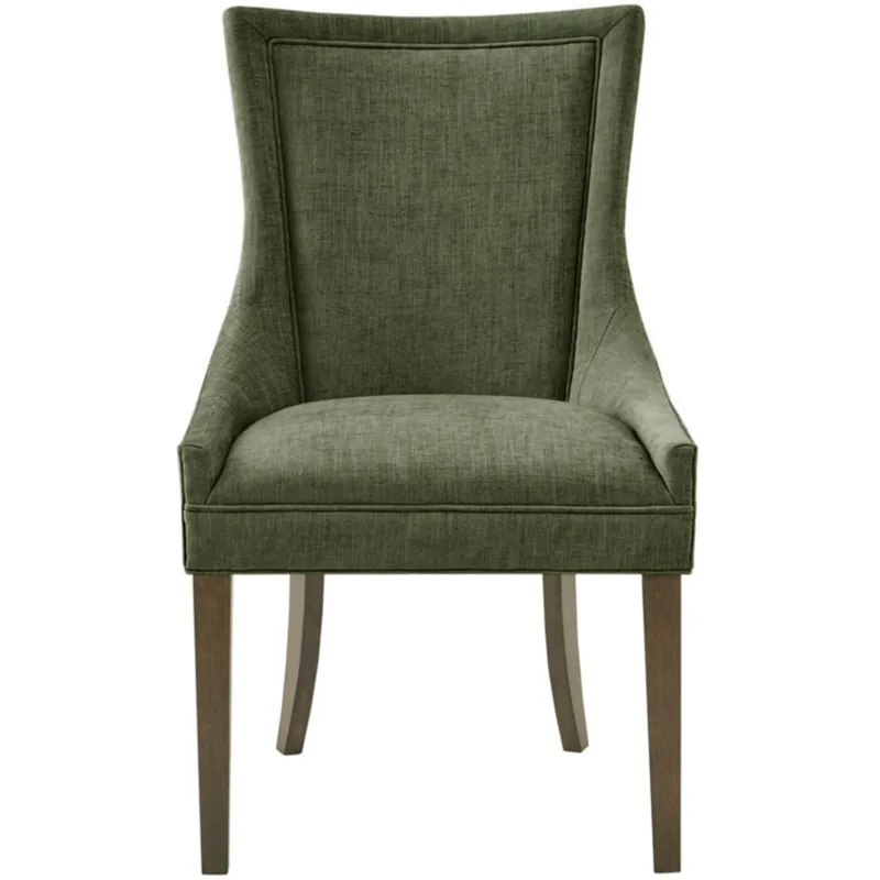 Madison Park Signature Ultra Upholstered Dining Side Chairs with wood legs (Set of 2)