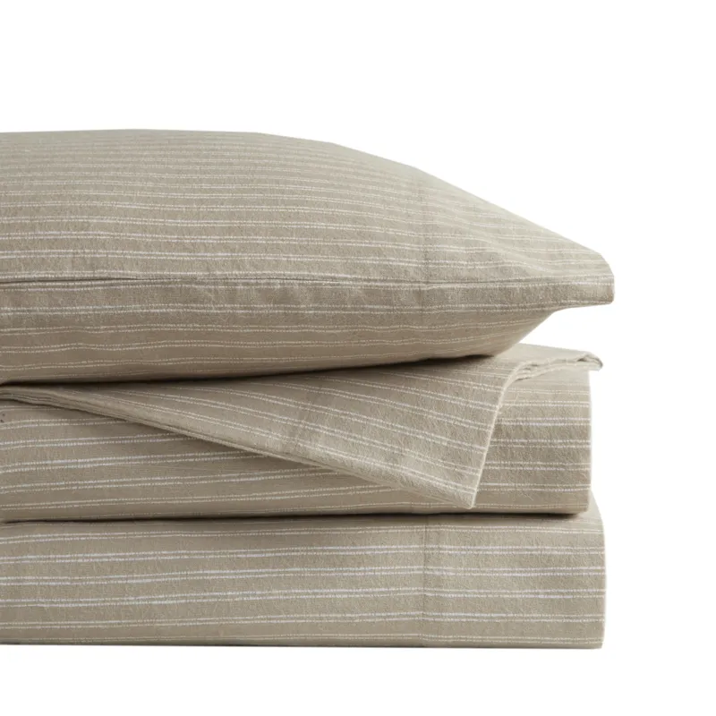 True North by Sleep Philosophy Cozy Cotton Flannel Printed Sheet Set