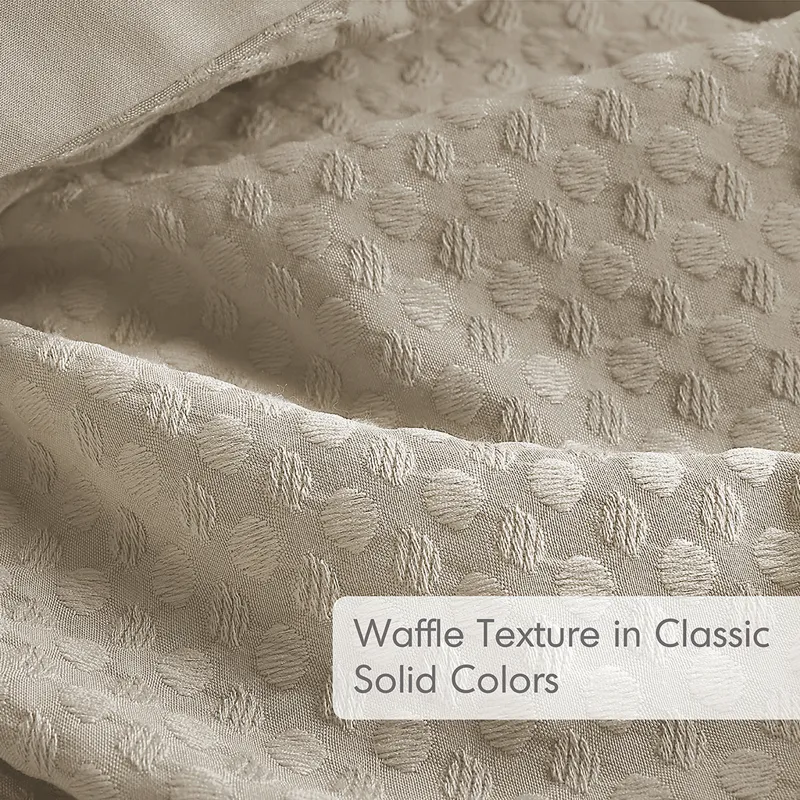 Comfort Spaces Mina Weave Textured Duvet Cover Set