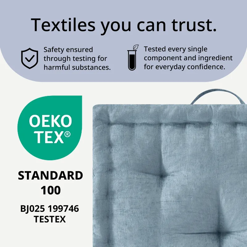 Intelligent Design Azza Poly Chenille Square Floor Pillow Cushion