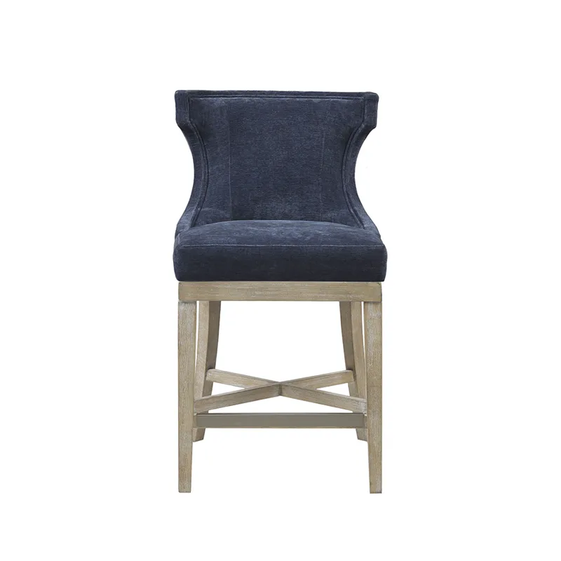 Carson Counter Stool with Swivel Seat - Navy