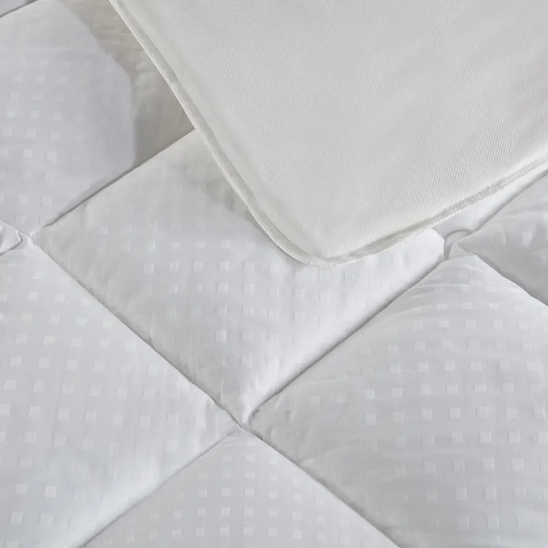 Signature California King Dobby Cotton Waterproof Mattress Pad - White