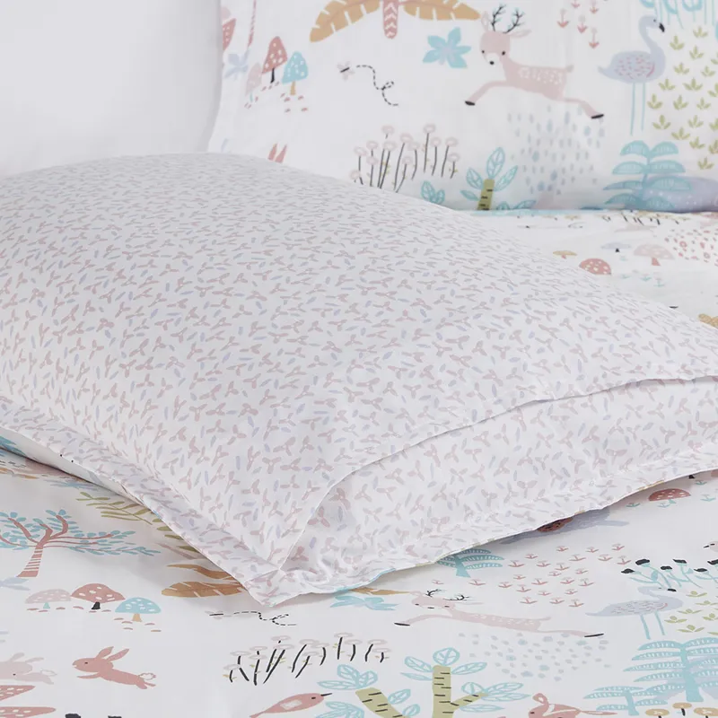 Urban Habitat Kids Iris Woodland Animals Cotton Reversible Comforter Set