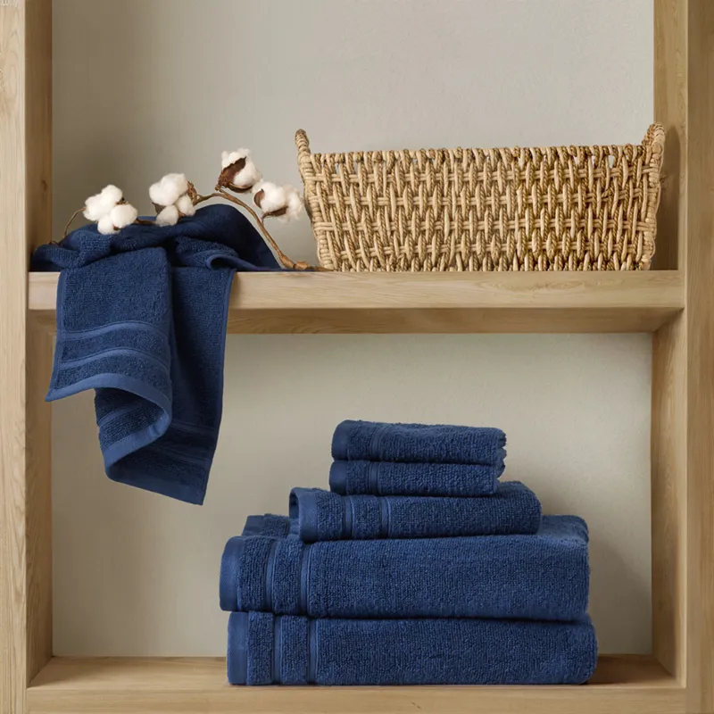 Comfort Spaces 400GSM Essential Bundle Quick Dry 100% Cotton Towel Set