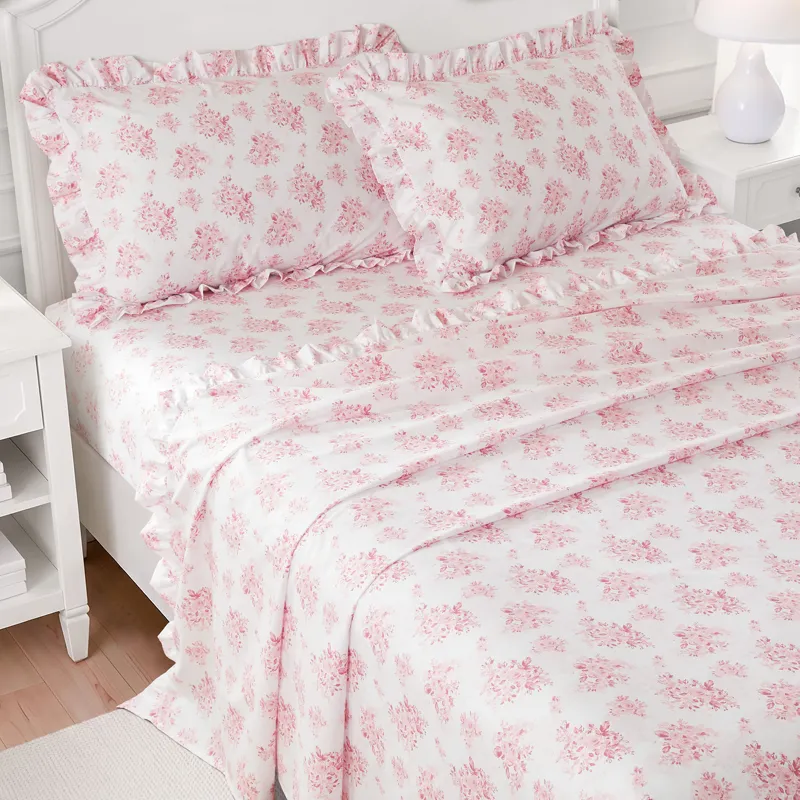 Intelligent Design Microfiber Ruffle Sheets