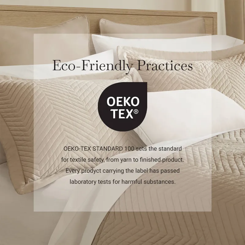 Harbor House Liam Hotel 3 Piece Cotton Quilt Set