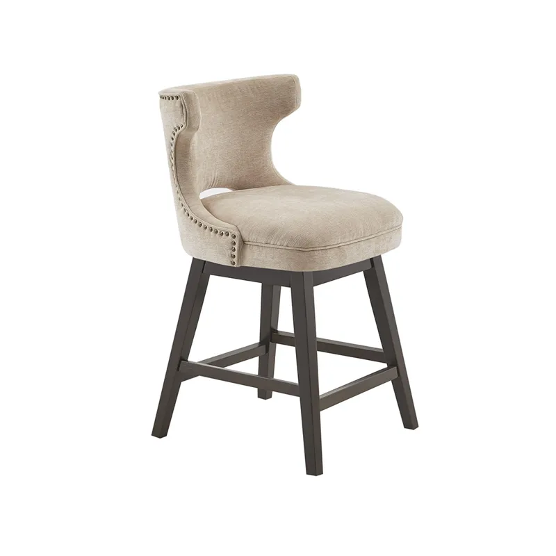 Emmett 25.75\" Swivel Counter Stool - Beige