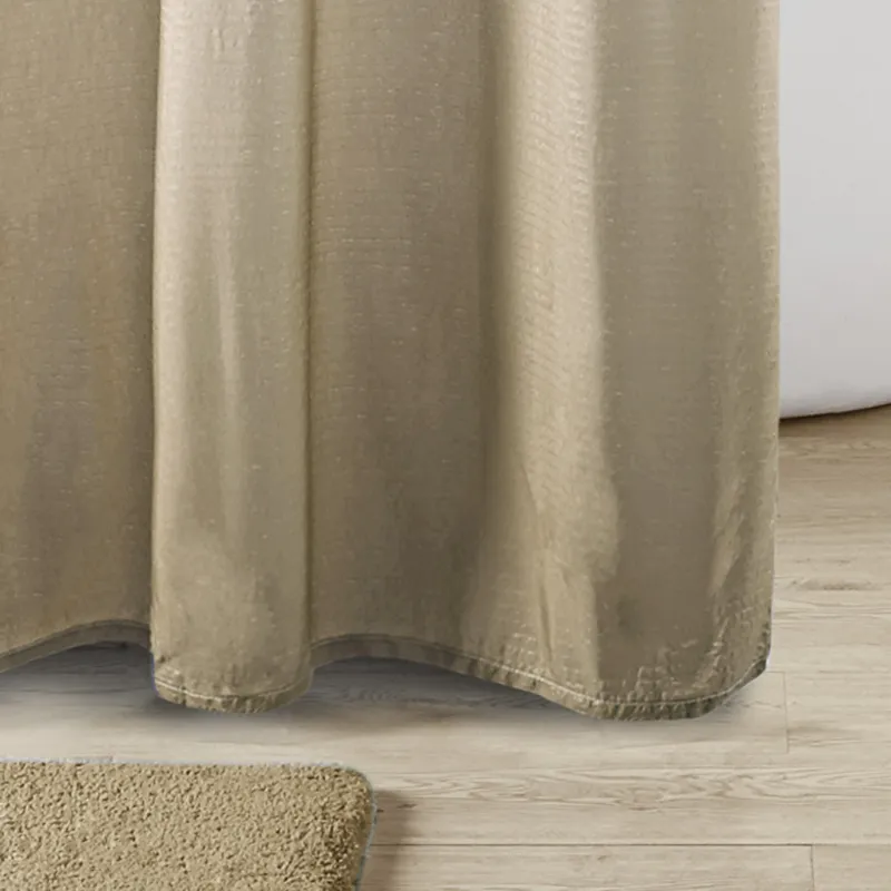 Madison Park Ara Ombre Printed Seersucker Shower Curtain