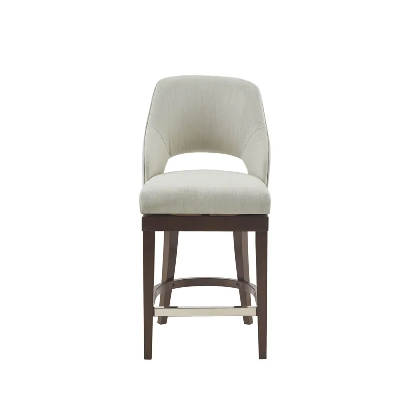 Jillian Counter Stool with Swivel Seat - Cream