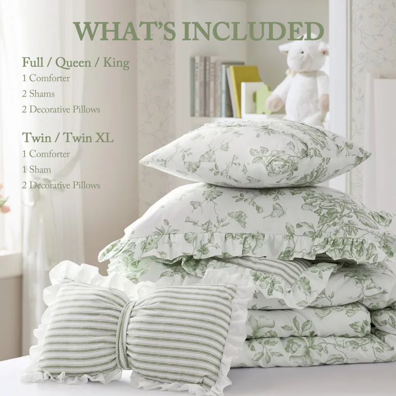 Madison Park Essentials Adele Comforter Set with Decorative Pillows
