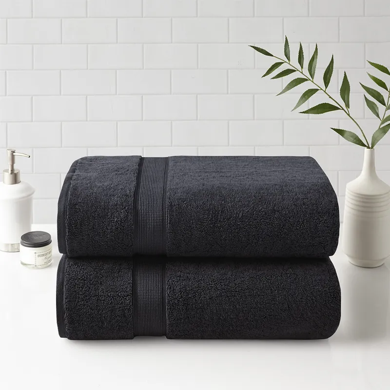 Madison Park Signature 800GSM 100% Cotton Bath Sheet 2 Piece Set