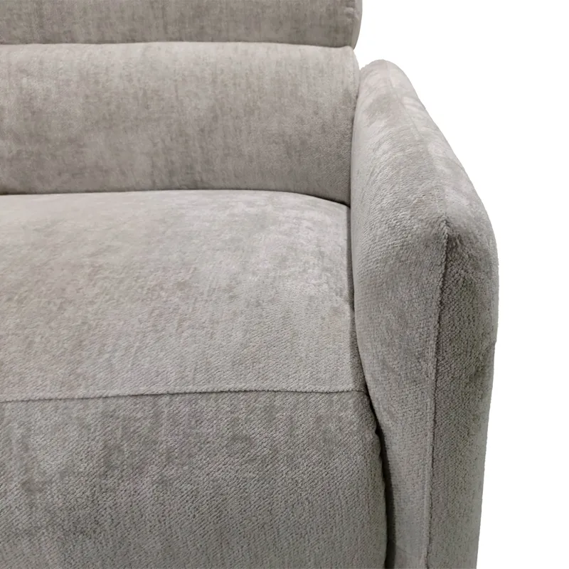 Ava Power Modern Recliner - Light Grey