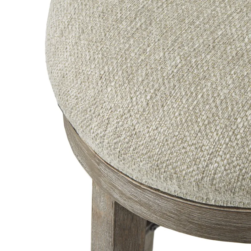 Oaktown Swivel Counter Stool - Cream/Reclaimed Grey