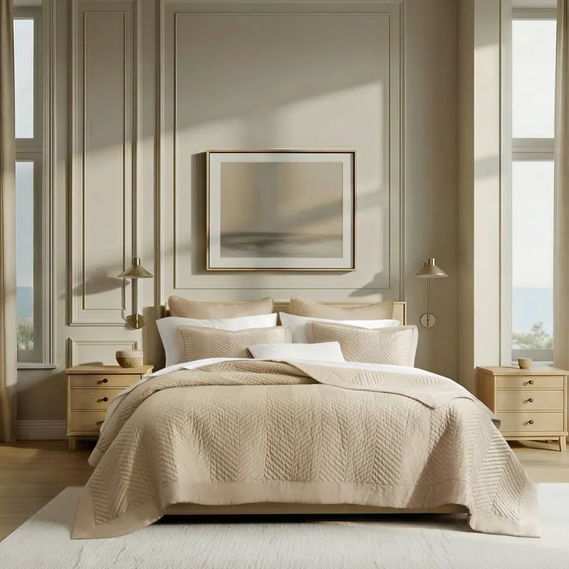 Harbor House Liam Hotel 3 Piece Cotton Quilt Set