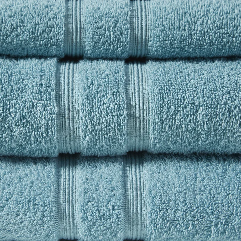 Aegean 100% Turkish Cotton 6 Piece Towel Set - Aqua