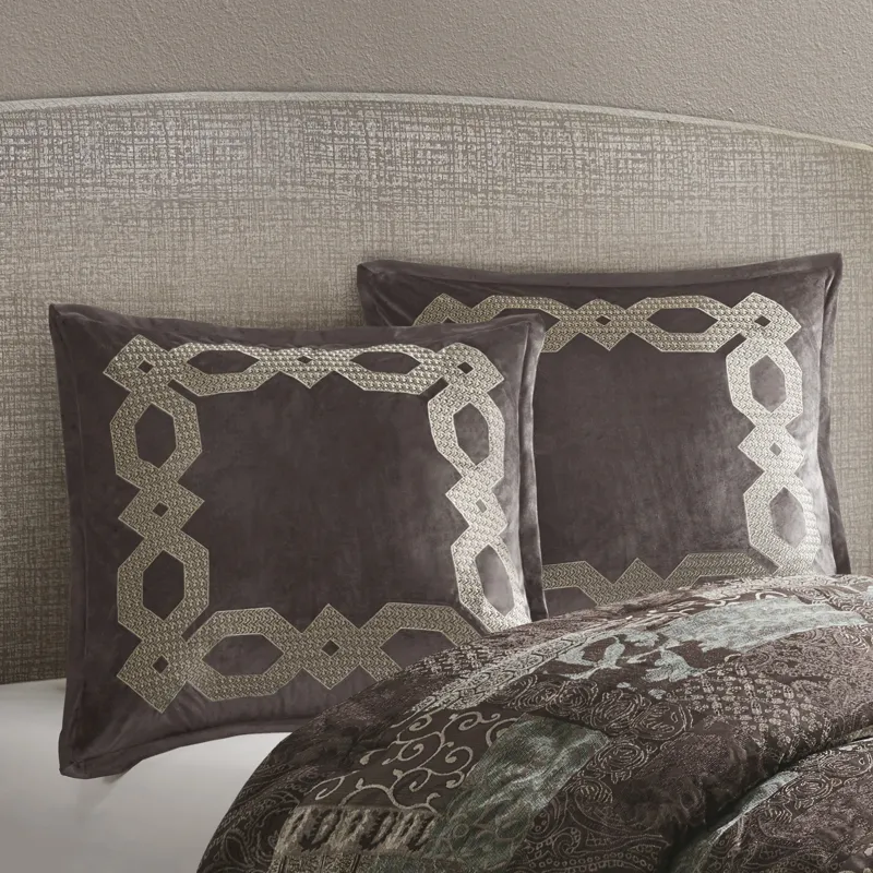 Clermont European Pillow Sham - Brown