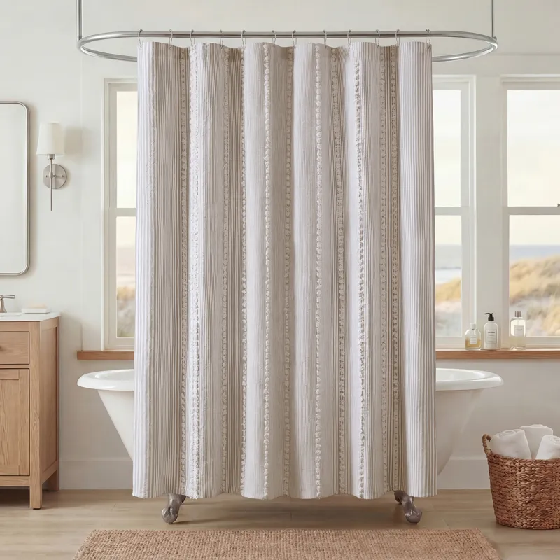 Harbor House Blue Anslee Shower Curtain
