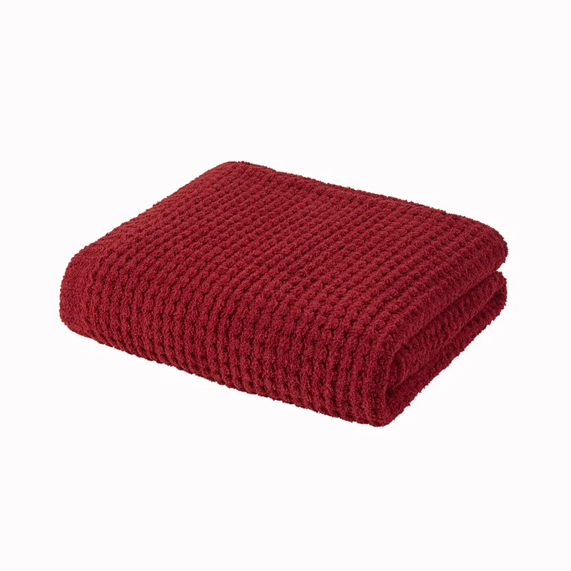 Madison Park Rowan Waffle Knit Chenille Throw