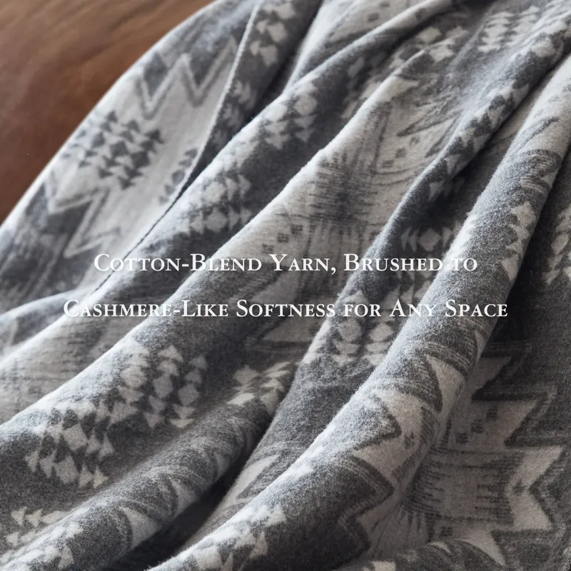 Alberta Full/Queen - Grey Aztec