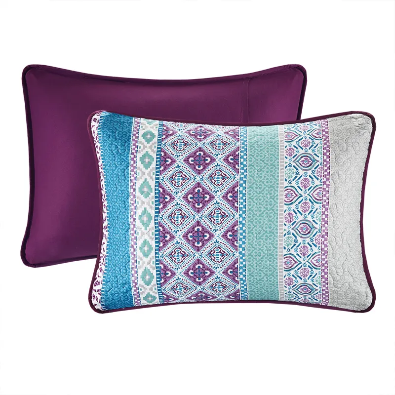 Intelligent Design Carly Reversible 6 Piece Daybed Set - Purple
